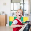 Kid on piano