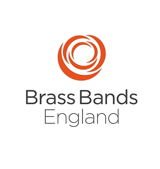 Brass bands england award logo, won by services for education