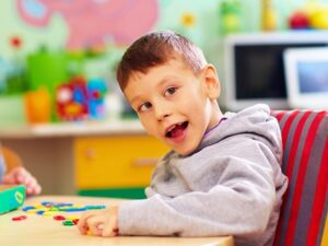 child in class