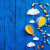 Сolourful creative children's background